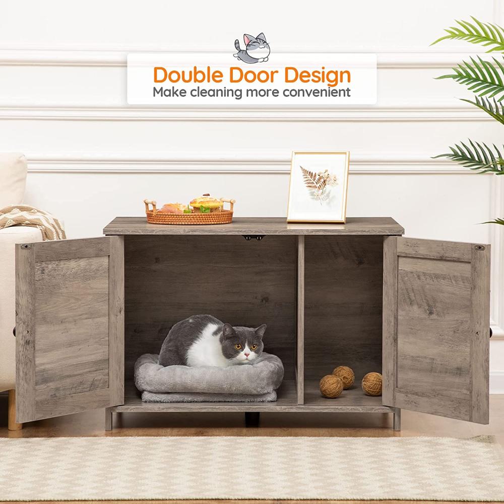 Cat Litter Box Furniture - Greige