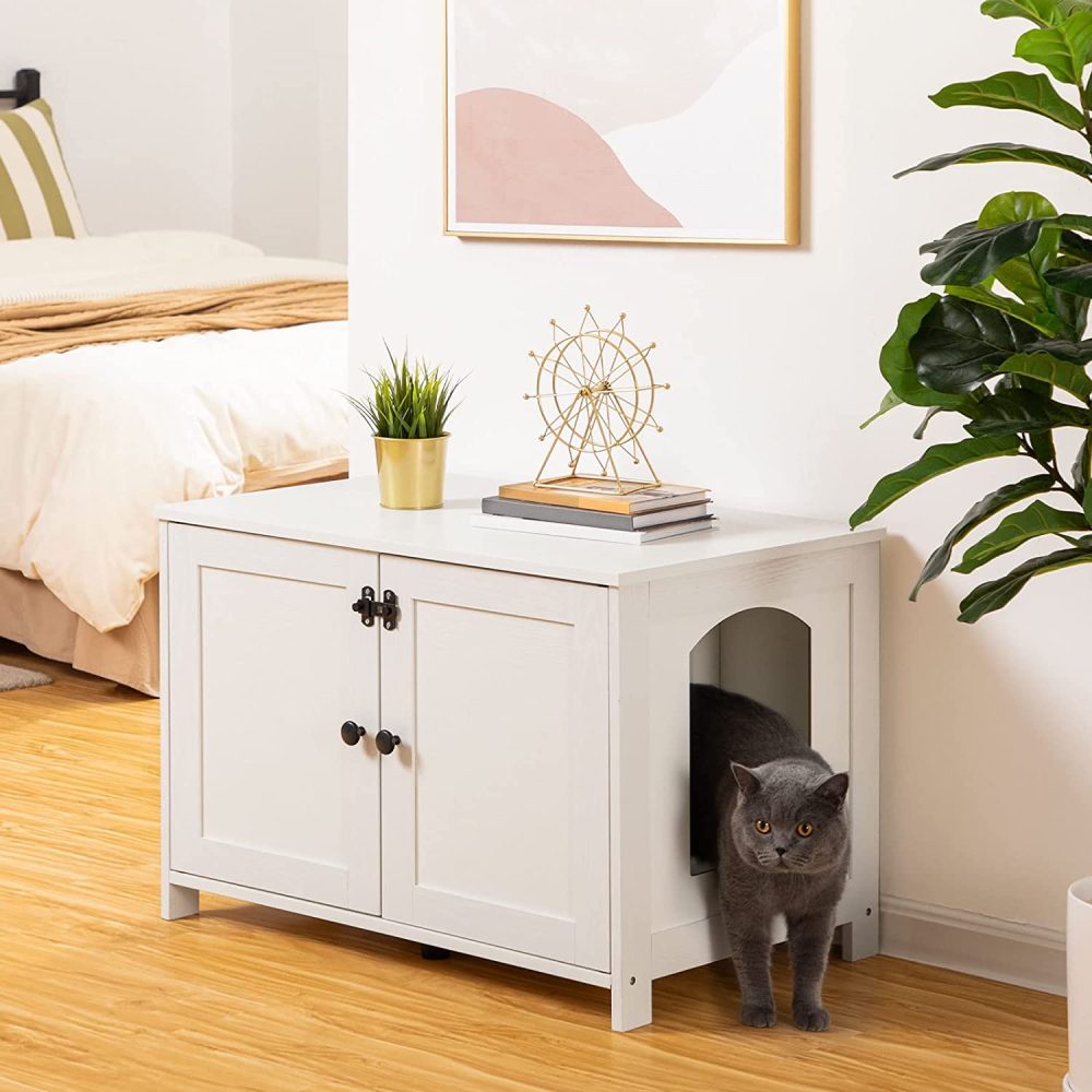 Cat Litter Box Furniture - Greige