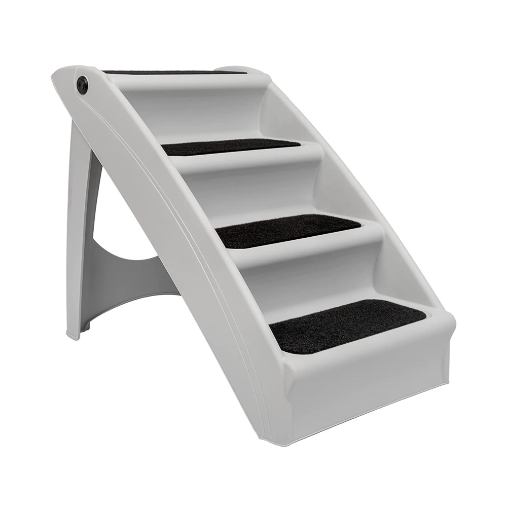 Folding Dog Stairs - Pet Steps Extra Large / Tan: image 4