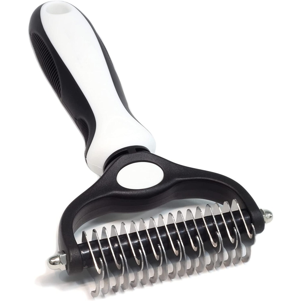 Pet Grooming Brush - White