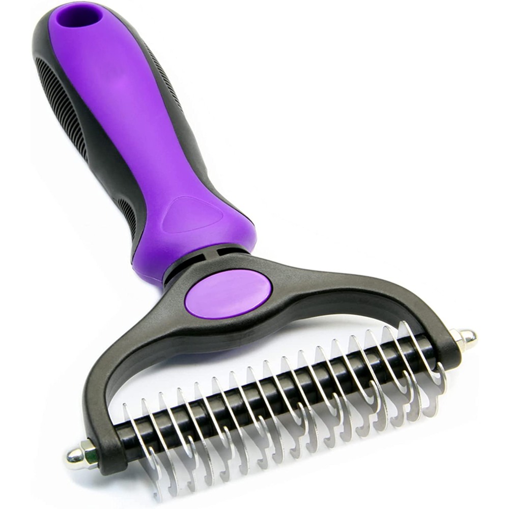 Pet Grooming Brush - White
