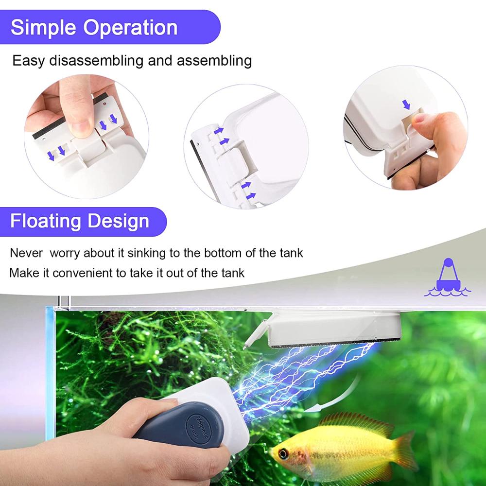 Fish Tank Magnetic Cleaner Brush