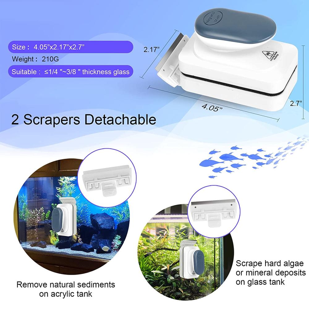Fish Tank Magnetic Cleaner Brush