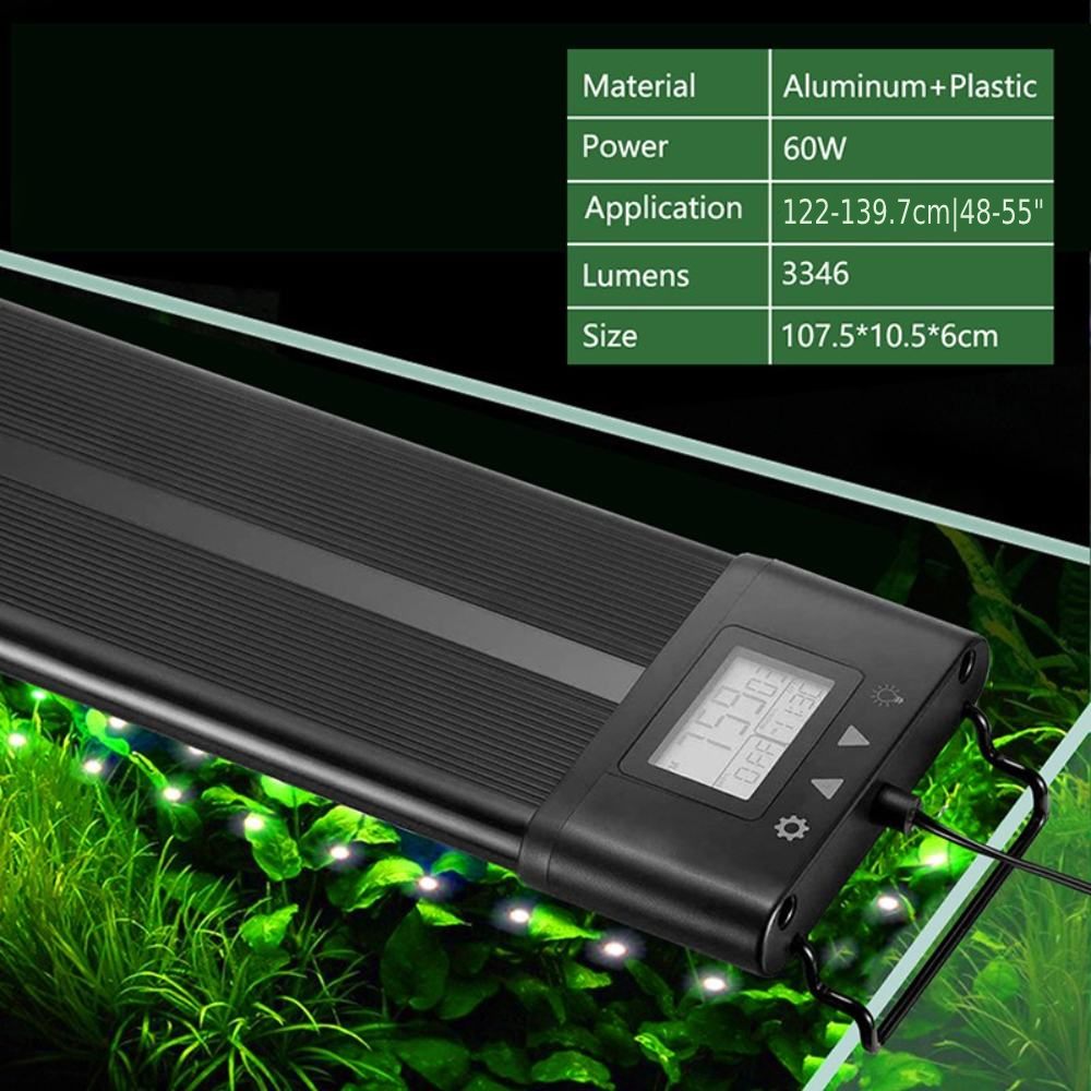 Plant Fish Tank Light - 72W 48In 55In: image 13